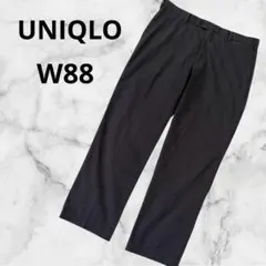 UNIQLOドライノータックパンツスラックスグレー チノパンメンズ通勤のサムネイル