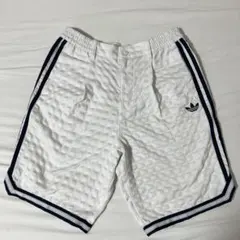 adidas メッシュショートパンツ M ホワイト