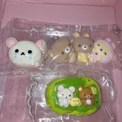 粉付きリラックマ　スクイーズ　まとめ売り