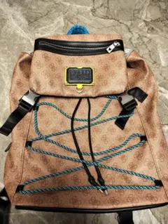 GUESSロゴ入りブラウンバックパックのサムネイル