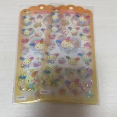兔莉娜 滴膠果凍貼紙 全新 未使用 貼紙 三麗鷗 兩張 兔莉娜