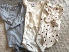 ベビー肌着セット コットン 長袖 プチバトー