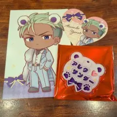 キンプリ アモカフェ 大和アレクサンダー ポストカード バッジセット