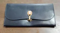 TIVOLI tivoli 黒 レザー 長財布のサムネイル