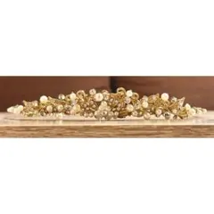 ANNAN WEDDING アンナンウェディング ティアラ ゴールド パール