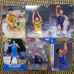 B.LEAGUE BBMトレーディングカード 6枚セット　仙台89ers