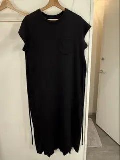 黒のプリーツワンピース M