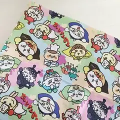 【50×70】ちいかわ アンパンマン コラボ はぎれ 布 生地