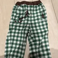 ピーターパン グリーンチェックパンツ 90