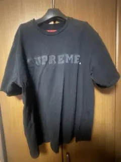 ほぼ未使用 Supreme Glitter S/S Top ブラック 21aw - メルカリ