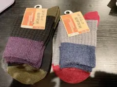 リブ編みソックス 23-25cm 2足セット