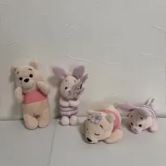 くまのプーさんマスコットさくらVer.【4種コンプリート】