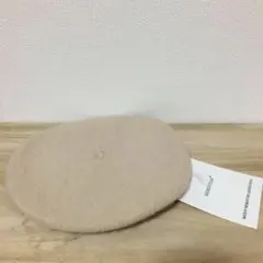 ベレー帽　ベージュ