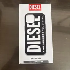 DIESEL iPhone15 ケース ブラック