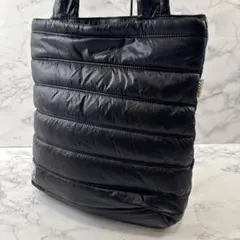 BREKKA ブレッカ 中綿キルティング 軽量 トートバッグ 黒(ブラック)