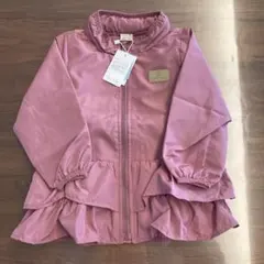 【新品未使用】プティマイン　ピンク　ウィンドウブレーカー　100cm