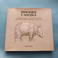 IMMAGINE E NATURA 『図像と自然』展覧会カタログ、イタリア語