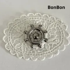 舵輪　ハンドル　フェーブ　フェーヴ　フランス　陶器　ミニチュア　置物　海