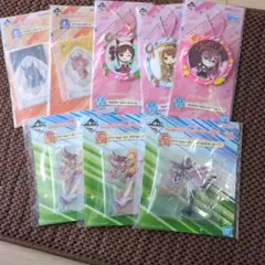 ウマ娘　フルカラーラバーチャーム 　アクスタなど8個セット