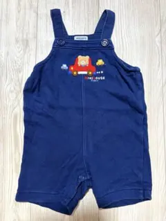 ★MIKI HOUSE FIRST オーバーオール 車モチーフ F(70-80)のサムネイル