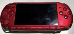 【ジャンク】SONY PSP-3000 レッド 本体 バッテリーなし カバーなし