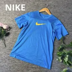 NIKE ナイキ　Tシャツ　半袖　ブルー　胸ロゴ　L