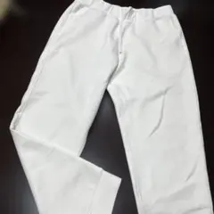 UNIQLO ホワイト ジョガーパンツ毛玉シミあり