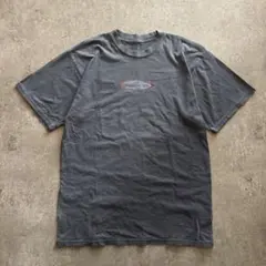 y2k 初期 NIKE オーバルロゴ フェード Tシャツ グレー 両面プリント