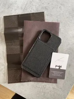 NADAYA レザー風黒 iPhone 15.14.13.12pro.12.SE