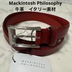 新品　メンズ　ベルト　マッキントッシュフィロソフィー イタリー　レザーのサムネイル