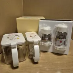 【未使用】スヌーピー クッキング5P 調味料入れセット 訳あり