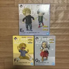 ヒロアカ　一番くじ　E賞　いずく＆かつき　F賞　としのり　G賞　エリ　フィギュア