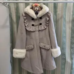 ②レディース　コート　ピンクのサムネイル