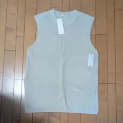 GU ニットベスト グレー S