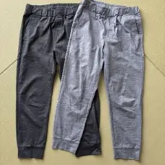 ユニクロ130 ジョガーパンツ　2色セット