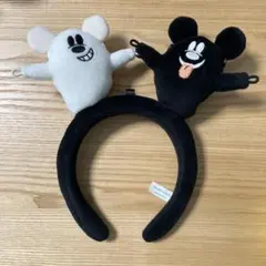 ミッキー・ミニーおばけ　ハロウィン　カチューシャ