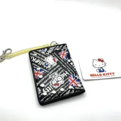 ハローキティ パスケース イギリス国旗デザイン かわいい 可愛い 新品 訳あり