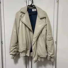 Jouetie フェイクレザーライダースMA-1のサムネイル