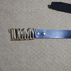 TOMMY ベルト ゴールドバックル ブラックのサムネイル
