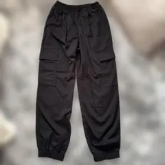 GU 黒 カーゴパンツ Sサイズ