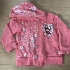 アンパンマン フード付きパーカー 100サイズ ピンク