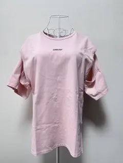 AMBUSH® ピンク ショルダーカットアウト 半袖 Tシャツのサムネイル