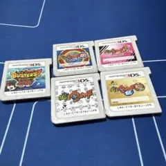 動作確認済み　ニンテンドー3DS 妖怪ウォッチシリーズ5本セット