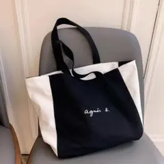agnes b.　アニエスベー　トートバッグ　ブラックのサムネイル