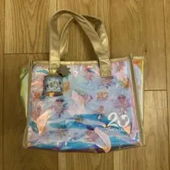 東京ディズニーシー 20周年 トートバッグ チャーム付き　スーベニア