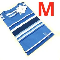 新品 ユニクロ×JW ANDERSON 青系ストライプ Tシャツ M