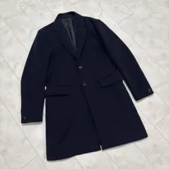 JUNRED ジュンレッド ネイビー チェスターコート Sサイズ