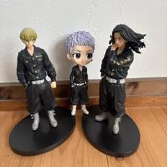 東京リベンジャーズ　場地圭介　三ツ谷隆　松野千冬　フィギュア 3体セット