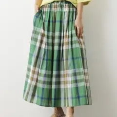 RODEO CROWNS WIDE BOWL BIG CHECKマキシスカート