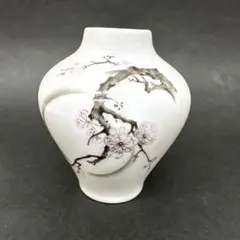 大倉陶園　ミニ花器　梅図のサムネイル